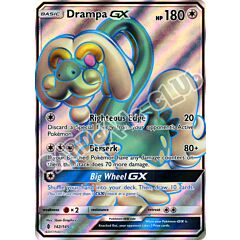 142 / 145 Drampa GX rara segreta foil (EN) -NEAR MINT-