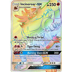 147 / 145 Incineroar GX rara segreta foil (EN) -NEAR MINT-