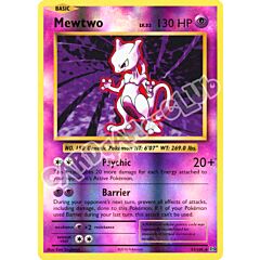 051 / 108 Mewtwo rara foil reverse (EN) -NEAR MINT-