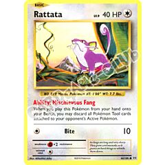 066 / 108 Rattata comune normale (EN) -NEAR MINT-
