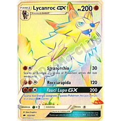 155 / 147 Lycanroc GX rara segreta foil (IT) -NEAR MINT-