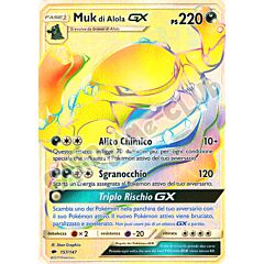 157 / 147 Muk di Alola GX rara segreta foil (IT) -NEAR MINT-