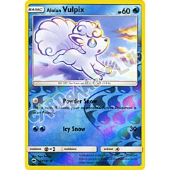 027 / 147 Alolan Vulpix comune foil reverse (EN) -NEAR MINT-