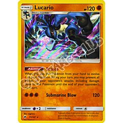 071 / 147 Lucario rara foil (EN) -NEAR MINT-