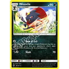 086 / 147 Weavile rara normale (EN) -NEAR MINT-