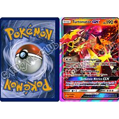 018 / 145 Turtonator GX rara GX foil (stampa decentrata) (IT) -NEAR MINT-