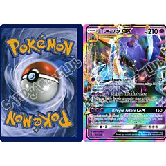057 / 145 Toxapex GX rara GX foil (stampa decentrata) (IT) -NEAR MINT-