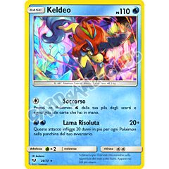 26 / 73 Keldeo rara foil (IT) -NEAR MINT-
