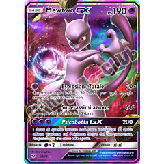 39 / 73 Mewtwo GX rara GX foil (IT) -NEAR MINT-