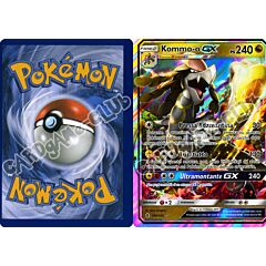 100 / 145 Kommo-o GX rara GX foil (stampa decentrata) (IT) -NEAR MINT-