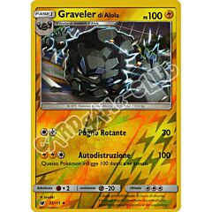 033 / 111 Graveler di Alola non comune foil reverse (IT) -NEAR MINT-