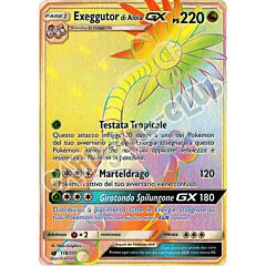 118 / 111 Exeggutor di Alola GX rara segreta foil (IT) -NEAR MINT-