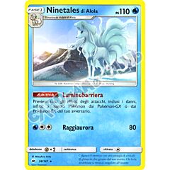 028 / 147 Ninetales di Alola rara normale (IT) -NEAR MINT-
