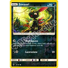 085 / 147 Sneasel comune foil reverse (IT) -NEAR MINT-