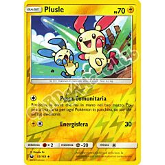 053 / 168 Plusle non comune foil reverse (IT) -NEAR MINT-