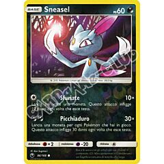 086 / 168 Sneasel comune foil reverse (IT) -NEAR MINT-