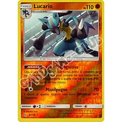 067 / 156 Lucario rara foil reverse (IT) -NEAR MINT-