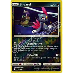 073 / 156 Sneasel comune foil reverse (IT) -NEAR MINT-
