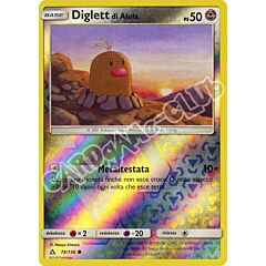 078 / 156 Diglett di Alola comune foil reverse (IT) -NEAR MINT-