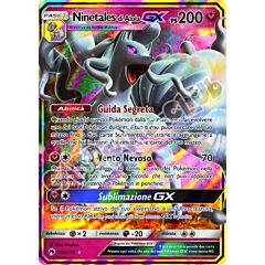 132 / 214 Ninetales di Alola GX rara GX foil (IT) -NEAR MINT-