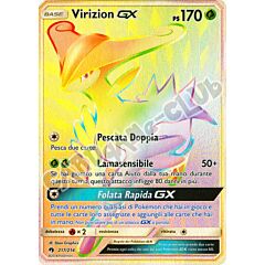 217 / 214 Virizion GX rara segreta foil (IT) -NEAR MINT-