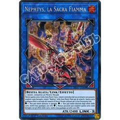 HISU-IT008 Nephthys, la Sacra Fiamma rara segreta 1a Edizione (IT) -NEAR MINT-