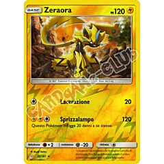 052 / 181 Zeraora rara foil reverse (IT) -NEAR MINT-