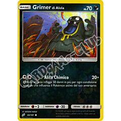 083 / 181 Grimer di Alola comune foil reverse (IT) -NEAR MINT-