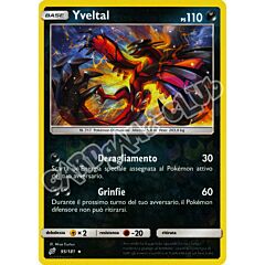 095 / 181 Yveltal rara foil reverse (IT) -NEAR MINT-
