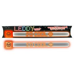 Leddy Braccialetto Luminoso Arancio So Cool