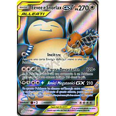 171 / 181 Eevee e Snorlax GX ultra rara foil (IT) -NEAR MINT-