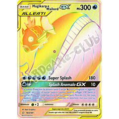 183 / 181 Magikarp e Wailord GX rara segreta foil (IT) -NEAR MINT-