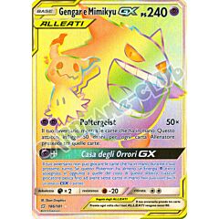 186 / 181 Gengar e Mimikyu GX rara segreta foil (IT) -NEAR MINT-