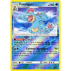 24 / 70 Feraligatr rara foil reverse (IT) -NEAR MINT-