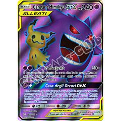 164 / 181 Gengar e Mimikyu GX ultra rara foil (IT) -NEAR MINT-