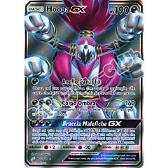 166 / 181 Hoopa GX ultra rara foil (IT) -NEAR MINT-