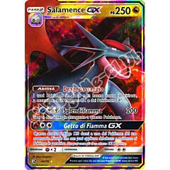 44 / 70 Salamence GX rara GX foil (IT) -NEAR MINT-