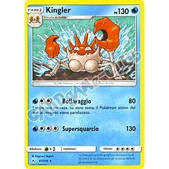 047 / 214 Kingler rara normale (IT) -NEAR MINT-