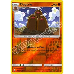 086 / 214 Dugtrio rara foil reverse (IT) -NEAR MINT-