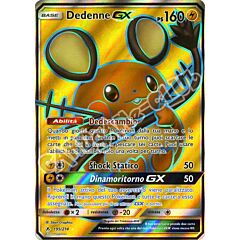 195 / 214 Dedenne GX ultra rara foil (IT) -NEAR MINT-