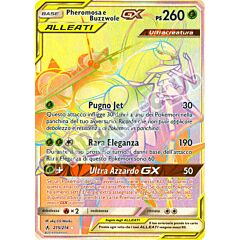 215 / 214 Pheromosa e Buzzwole GX rara segreta foil (IT) -NEAR MINT-