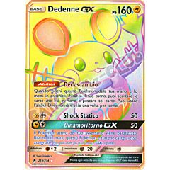 219 / 214 Dedenne GX rara segreta foil (IT) -NEAR MINT-