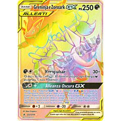 222 / 214 Greninja e Zoroark GX rara segreta foil (IT) -NEAR MINT-