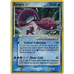 112 / 113 Kyogre rara "star" foil (EN) -NEAR MINT-