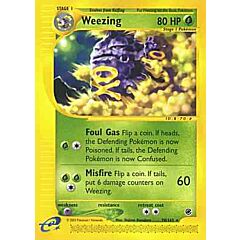 070 / 165 Weezing rara (EN) -NEAR MINT-
