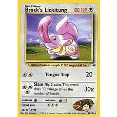 041 / 132 Brock's Lickitung non comune unlimited (EN) -NEAR MINT-