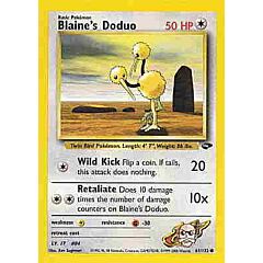 061 / 132 Blaine's Doduo comune unlimited (EN) -NEAR MINT-