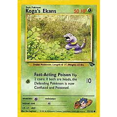 077 / 132 Koga's Ekans comune unlimited (EN) -NEAR MINT-