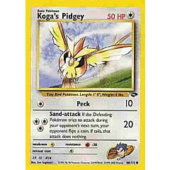 080 / 132 Koga's Pidgey Lv.15 comune unlimited (EN) -NEAR MINT-