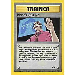 111 / 132 Blaine's Quiz # 2 non comune unlimited (EN) -NEAR MINT-